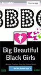 Mobile Screenshot of bigbeautifulblackgirls.tumblr.com