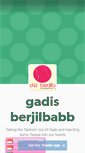 Mobile Screenshot of gadisberjilbab.tumblr.com