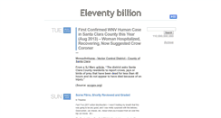 Desktop Screenshot of eleventybillion.tumblr.com