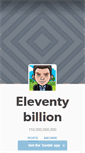Mobile Screenshot of eleventybillion.tumblr.com