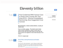 Tablet Screenshot of eleventybillion.tumblr.com