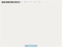 Tablet Screenshot of drawsomethingfreely.tumblr.com