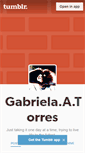 Mobile Screenshot of gabrielaatorres.tumblr.com