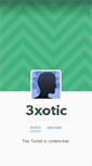 Mobile Screenshot of 3xotic.tumblr.com