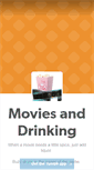 Mobile Screenshot of moviesanddrinking.tumblr.com