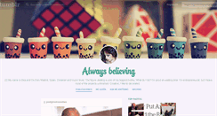 Desktop Screenshot of justonedreamermore.tumblr.com