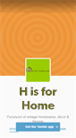 Mobile Screenshot of hisforhome.tumblr.com