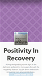 Mobile Screenshot of positivity-in-recovery.tumblr.com