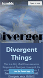 Mobile Screenshot of divergent-things.tumblr.com