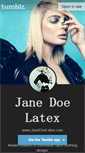 Mobile Screenshot of janedoelatex.tumblr.com