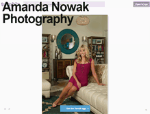 Tablet Screenshot of amandanowakphotography.tumblr.com