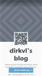 Mobile Screenshot of dirkvl.tumblr.com