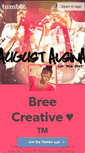 Mobile Screenshot of bree2creative.tumblr.com