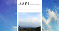 Desktop Screenshot of anandya.tumblr.com