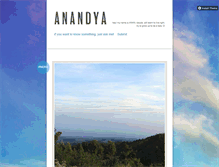 Tablet Screenshot of anandya.tumblr.com