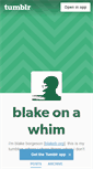 Mobile Screenshot of blakeb.tumblr.com