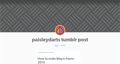 Desktop Screenshot of paisleydarts.tumblr.com