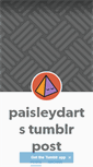 Mobile Screenshot of paisleydarts.tumblr.com