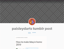 Tablet Screenshot of paisleydarts.tumblr.com