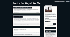 Desktop Screenshot of poetryforguyslikeme.tumblr.com