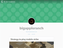 Tablet Screenshot of bigappleranch.tumblr.com