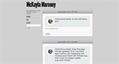 Desktop Screenshot of mckaylamaroney.tumblr.com