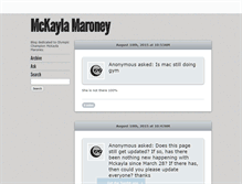Tablet Screenshot of mckaylamaroney.tumblr.com