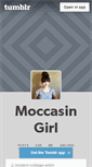 Mobile Screenshot of moccasingirl.tumblr.com