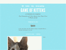 Tablet Screenshot of gameofkittens.tumblr.com