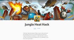 Desktop Screenshot of jungleheathackcheat.tumblr.com