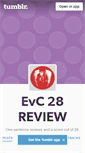 Mobile Screenshot of evc28.tumblr.com