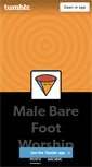 Mobile Screenshot of barefootworship.tumblr.com