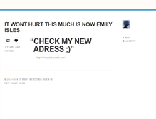 Tablet Screenshot of itwonthurtthismuch.tumblr.com