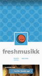 Mobile Screenshot of freshmusikk.tumblr.com