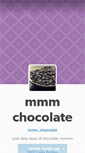 Mobile Screenshot of mmmchocolate.tumblr.com
