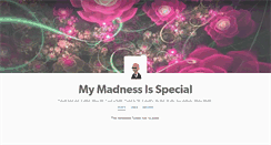 Desktop Screenshot of mymadnessisspecial.tumblr.com