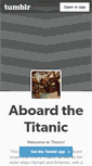 Mobile Screenshot of magnificenttitanic.tumblr.com