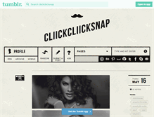 Tablet Screenshot of cliickcliicksnap.tumblr.com