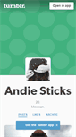 Mobile Screenshot of andiesticks.tumblr.com