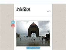 Tablet Screenshot of andiesticks.tumblr.com