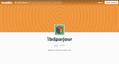 Desktop Screenshot of 1bdparjour.tumblr.com