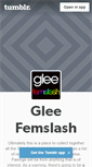 Mobile Screenshot of gleefemslash.tumblr.com