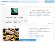 Tablet Screenshot of anotado.tumblr.com
