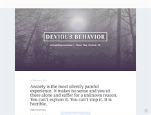 Tablet Screenshot of deviousbehavior.tumblr.com