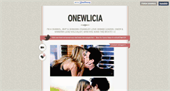 Desktop Screenshot of onewlicia.tumblr.com