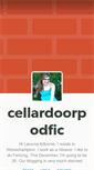 Mobile Screenshot of cellardoorpodfic.tumblr.com