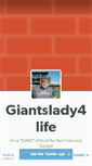 Mobile Screenshot of giantslady4life.tumblr.com