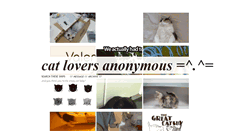 Desktop Screenshot of cat-lovers-anonymous.tumblr.com