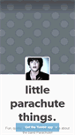 Mobile Screenshot of little-parachute-things.tumblr.com