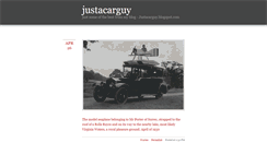 Desktop Screenshot of justacarguy.tumblr.com